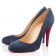 Replica Christian Louboutin Ron Ron 100mm Pumps Blue Cheap Fake Shoes