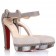 Replica Christian Louboutin Luxura 140mm Pumps Beige Cheap Fake Shoes