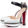 Replica Christian Louboutin Luxura 140mm Pumps White Cheap Fake Shoes