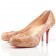 Replica Christian Louboutin Prorata 80mm Pumps Natural Cheap Fake Shoes