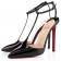 Replica Christian Louboutin T-Piga 120mm Pumps Black Cheap Fake Shoes