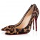 Replica Christian Louboutin Decollete 554 100mm Pumps Leopard Cheap Fake Shoes