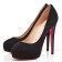 Replica Christian Louboutin Miss Clichy 140mm Pumps Black Cheap Fake Shoes