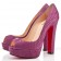 Replica Christian Louboutin Bambou 140mm Peep Toe Pumps Amethyst Cheap Fake Shoes