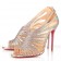 Replica Christian Louboutin Multibrida 100mm Peep Toe Pumps Multicolor Cheap Fake Shoes