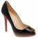 Replica Christian Louboutin Yolanda 120mm Peep Toe Pumps Black Cheap Fake Shoes