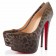 Replica Christian Louboutin Daffodile 160mm Platforms Gold Cheap Fake Shoes