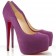 Replica Christian Louboutin Daffodile 160mm Platforms Plum Cheap Fake Shoes