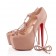 Replica Christian Louboutin Ghildarc 160mm Platforms Nude Cheap Fake Shoes