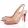 Replica Christian Louboutin You You 80mm Slingbacks Nude Cheap Fake Shoes