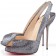 Replica Christian Louboutin Boulimina 120mm Slingbacks Grey Cheap Fake Shoes