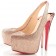 Replica Christian Louboutin Dafsling 160mm Slingbacks Nude Cheap Fake Shoes