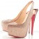 Replica Christian Louboutin Dafsling 160mm Slingbacks Nude Cheap Fake Shoes