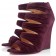 Replica Christian Louboutin Developpa 100mm Wedges Plum Cheap Fake Shoes