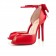 Replica Christian Louboutin Dos Noeud 120mm Special Occasion Red Cheap Fake Shoes