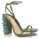 Replica Christian Louboutin Au Palace 120mm Sandals Green Cheap Fake Shoes