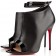 Replica Christian Louboutin Diptic 100mm Sandals Black Cheap Fake Shoes