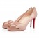 Replica Christian Louboutin Shelleymat 80mm Pumps Nude Cheap Fake Shoes