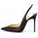 Replica Christian Louboutin Flueve 120mm Slingbacks Black Cheap Fake Shoes