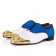 Replica Christian Louboutin Tyronito Loafers White/Blue Cheap Fake Shoes