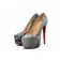 Replica Christian Louboutin Daffodile 160mm Platforms Grey Cheap Fake Shoes