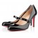 Replica Christian Louboutin Wallis 80mm Pumps Black Cheap Fake Shoes