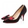 Replica Christian Louboutin So Audrey 80mm Pumps Black Cheap Fake Shoes