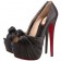 Replica Christian Louboutin Lady Gres 160mm Peep Toe Pumps Black Cheap Fake Shoes