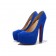 Replica Christian Louboutin Daffy 160mm Pumps Blue Cheap Fake Shoes