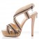 Replica Christian Louboutin Trailer 140mm Sandals Beige Cheap Fake Shoes