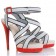 Replica Christian Louboutin Straratata 120mm Sandals Grey Cheap Fake Shoes