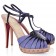 Replica Christian Louboutin Zigounette 140mm Sandals Purple Cheap Fake Shoes